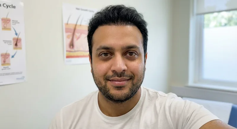 Faisal, 31, six months after FUE hair transplant